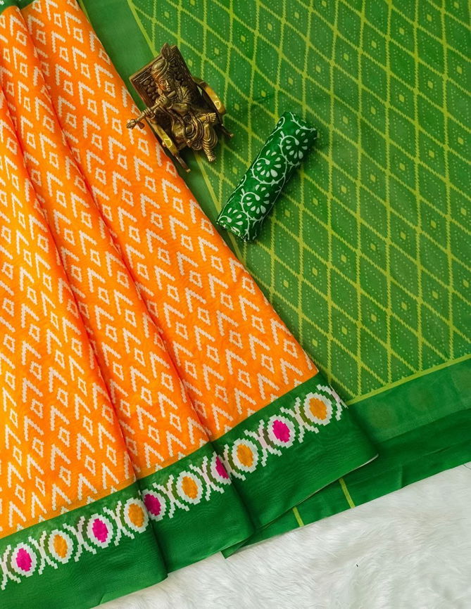 VK 4252 Heavy Chanderi Cotton Printed Wholesale Sarees Suppliers In Mumbai